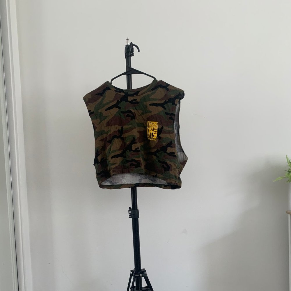 VANS Womens Camo Crop